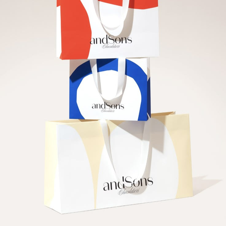 Personalised Paper Bags Wholesale 100 pcs